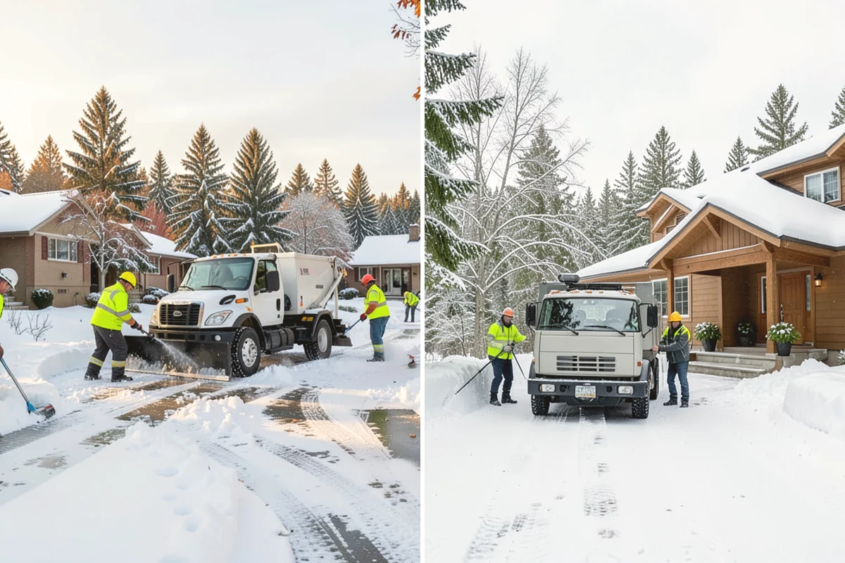 Loader Snow Relocation in Issaquah, King County, WA - Assess site volume and relocation targets