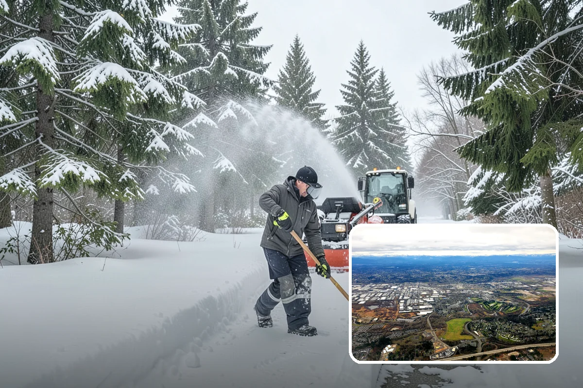 Loader Snow Relocation in Kent, King County, WA - Moves large snow volumes far faster than trucks