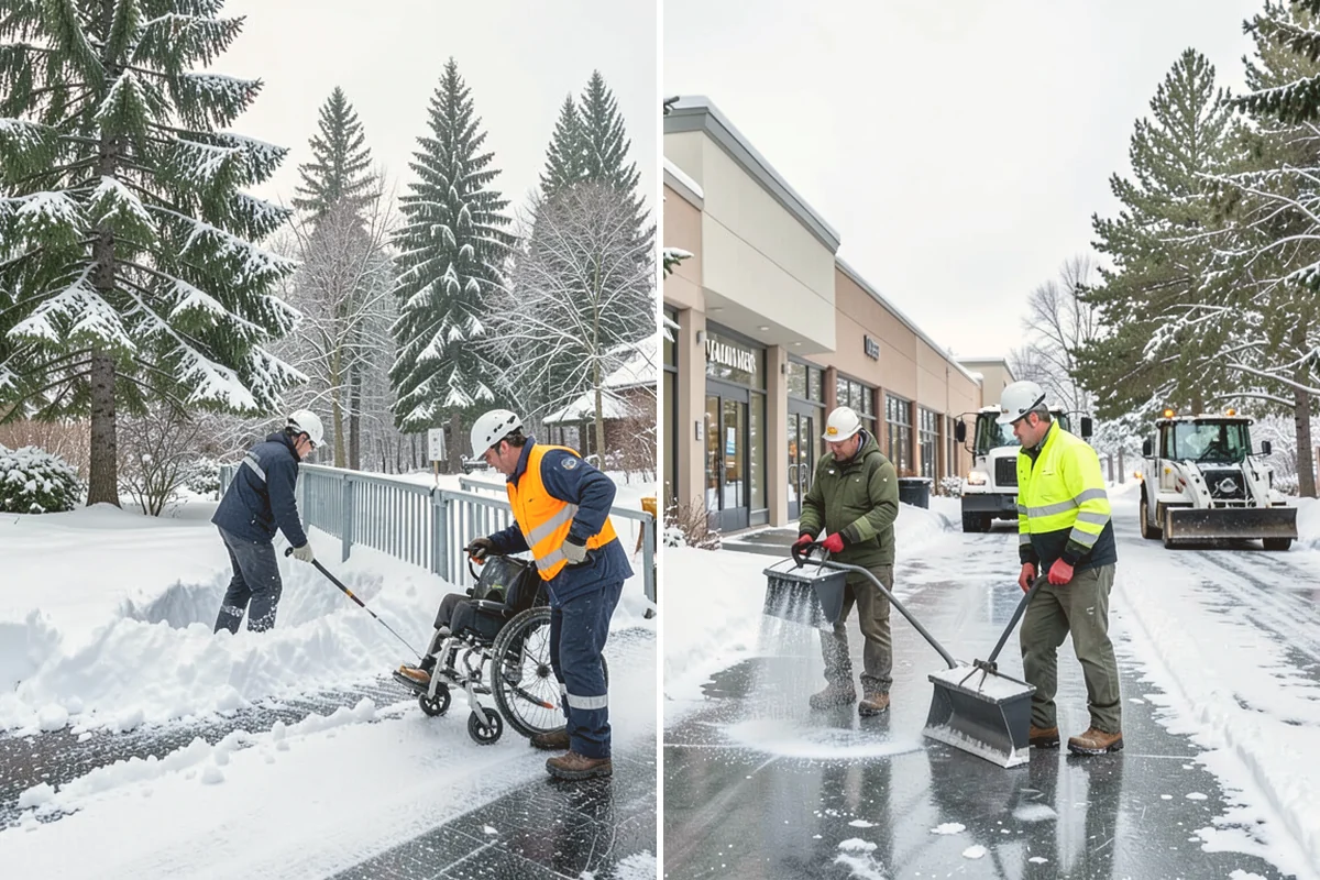 Loader Snow Relocation in Kirkland, King County, WA - Assess site volume and relocation targets