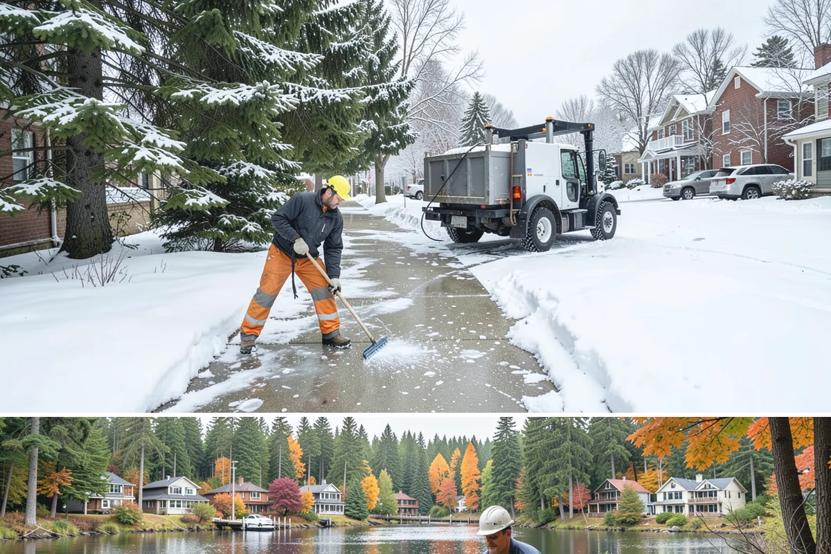 Loader Snow Relocation in La Conner, Skagit County, WA - Loader snow relocation is most valuable after major storms when large commercial sites accumulate more snow than smaller...