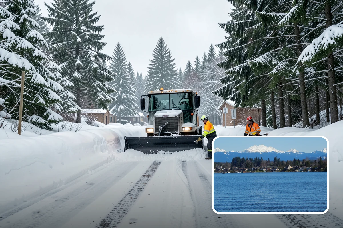 Loader Snow Relocation in Lake Stevens, Snohomish County, WA - Moves large snow volumes far faster than trucks