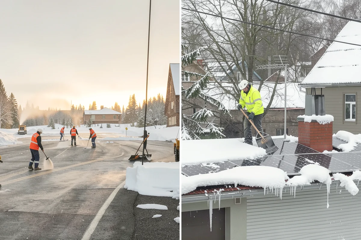 Loader Snow Relocation in Lake Stevens, Snohomish County, WA - Assess site volume and relocation targets