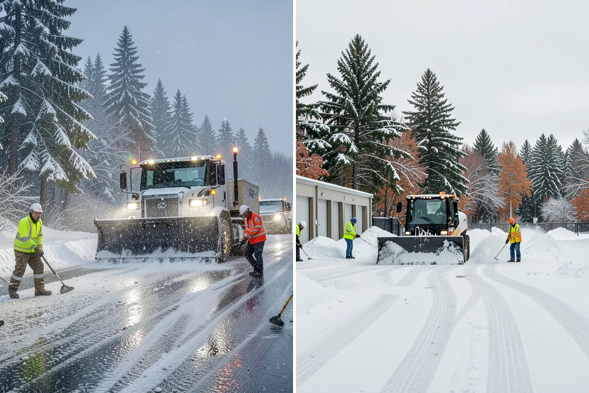 Loader Snow Relocation in Lakewood, Pierce County, WA - Assess site volume and relocation targets