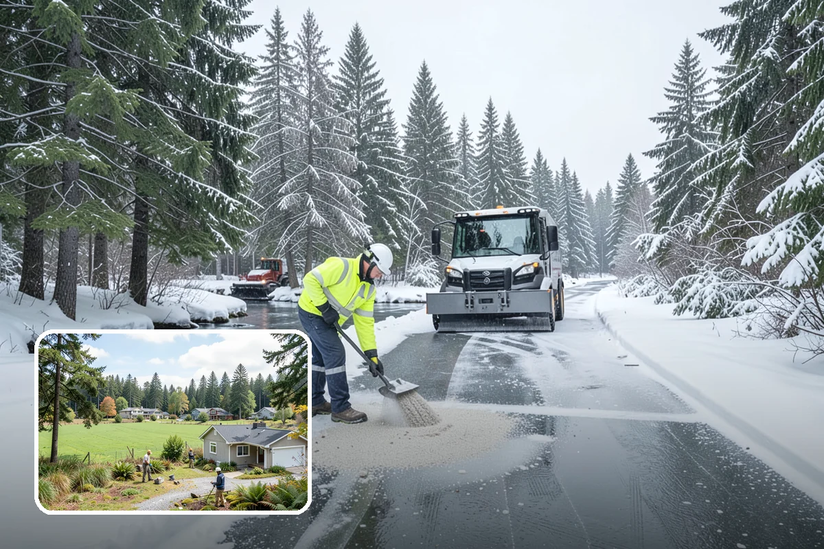 Loader Snow Relocation in Lyman, Skagit County, WA - Moves large snow volumes far faster than trucks