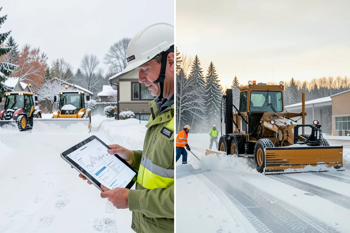 Loader Snow Relocation in Lyman, Skagit County, WA - Assess site volume and relocation targets
