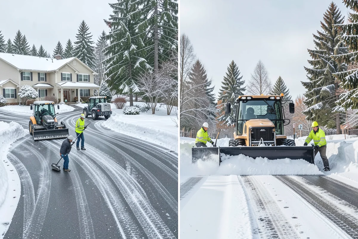 Loader Snow Relocation in Marysville, Snohomish County, WA - Assess site volume and relocation targets