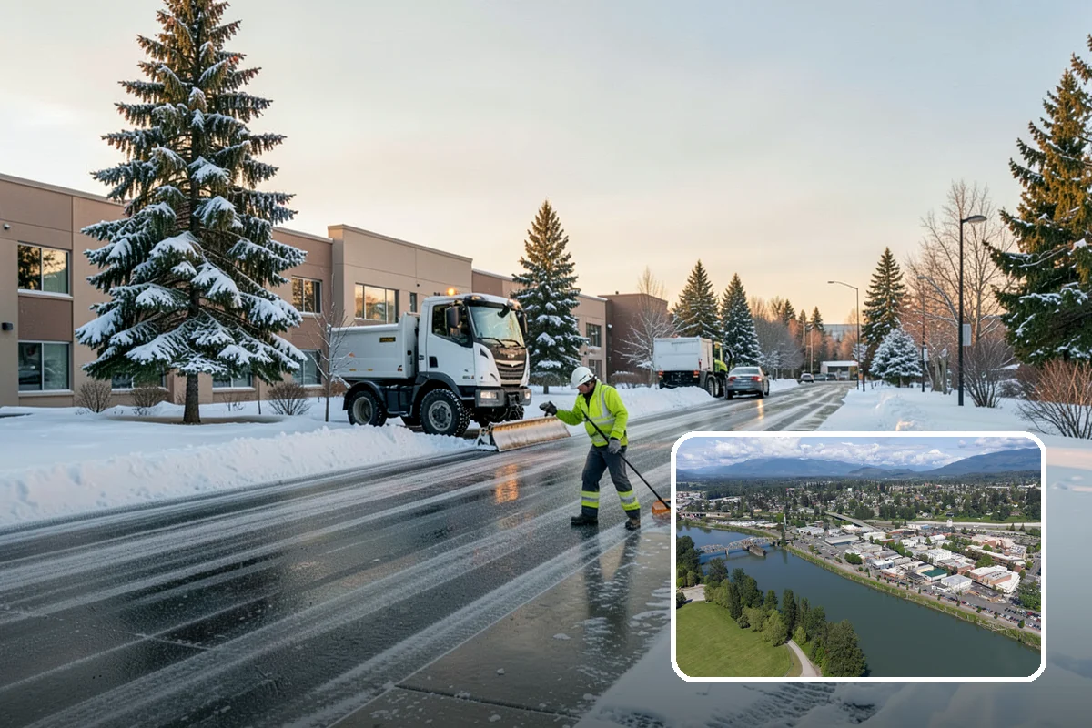 Loader Snow Relocation in Mount Vernon, Skagit County, WA - Moves large snow volumes far faster than trucks