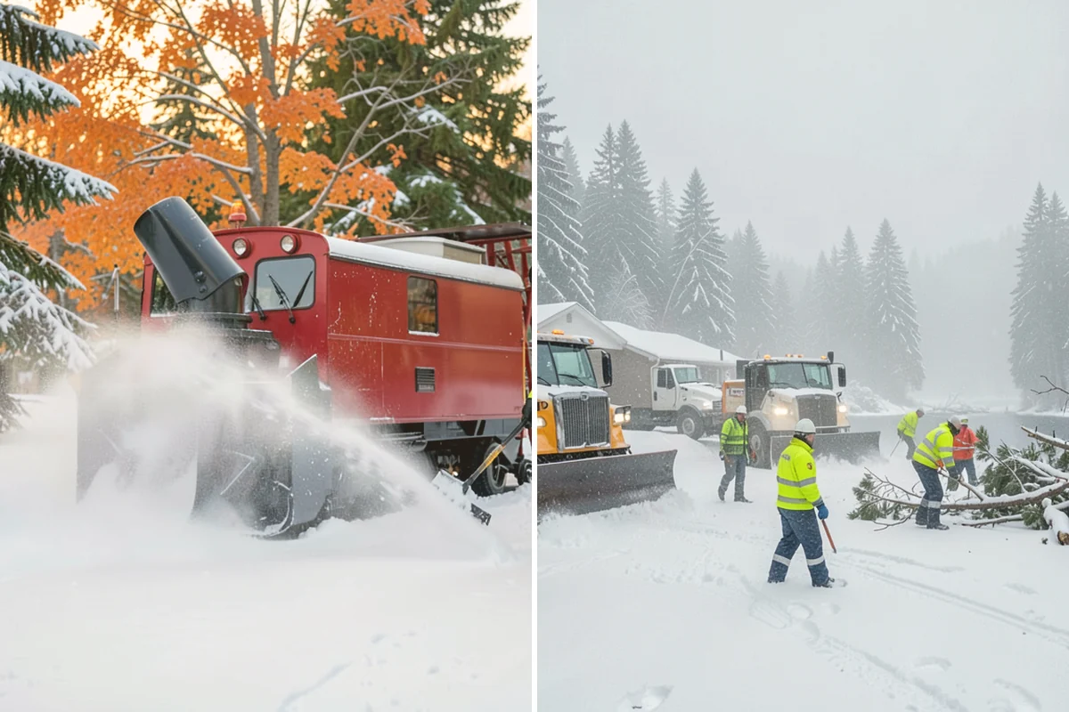Loader Snow Relocation in Mount Vernon, Skagit County, WA - Assess site volume and relocation targets