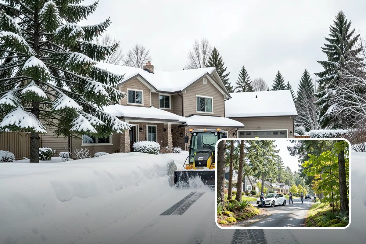 Loader Snow Relocation in Normandy Park, King County, WA - Moves large snow volumes far faster than trucks