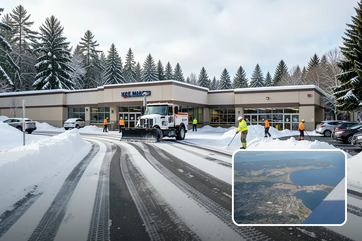 Loader Snow Relocation in Oak Harbor, Island County, WA - Moves large snow volumes far faster than trucks