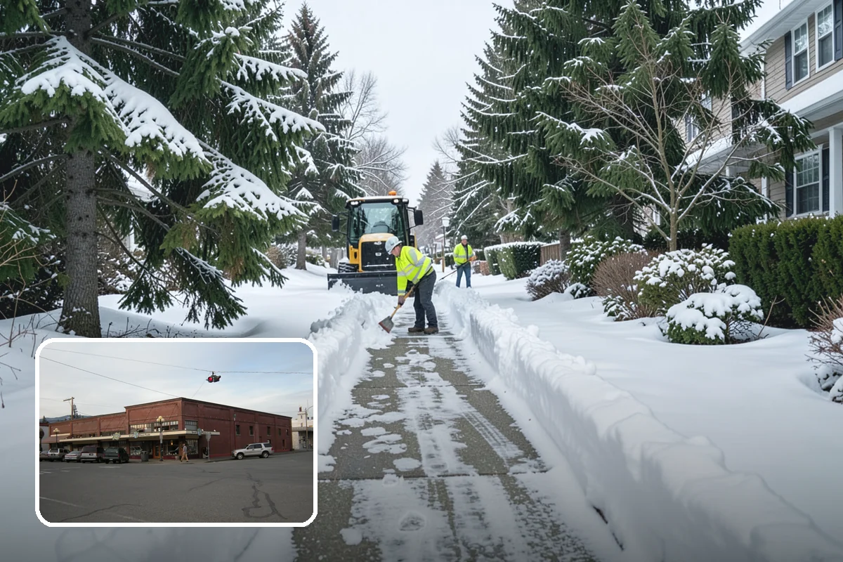 Loader Snow Relocation in Sedro-Woolley, Skagit County, WA - Moves large snow volumes far faster than trucks