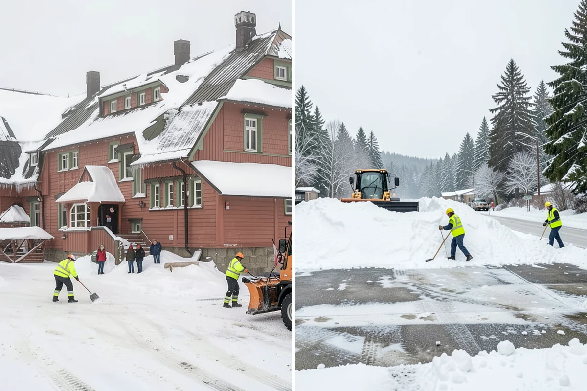 Loader Snow Relocation in Sedro-Woolley, Skagit County, WA - Assess site volume and relocation targets