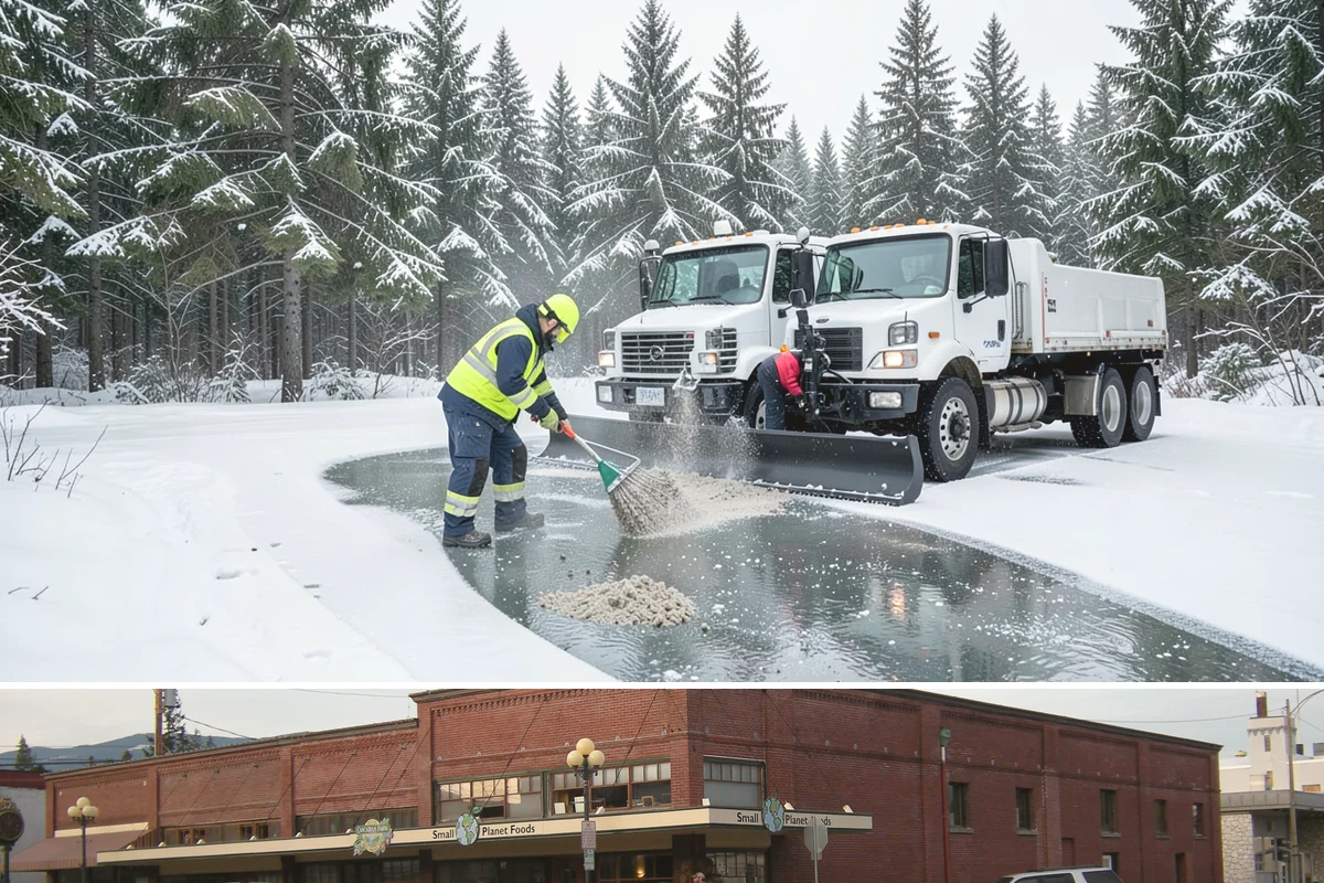 Loader Snow Relocation in Sedro-Woolley, Skagit County, WA - Loader snow relocation is most valuable after major storms when large commercial sites accumulate more snow than smaller...