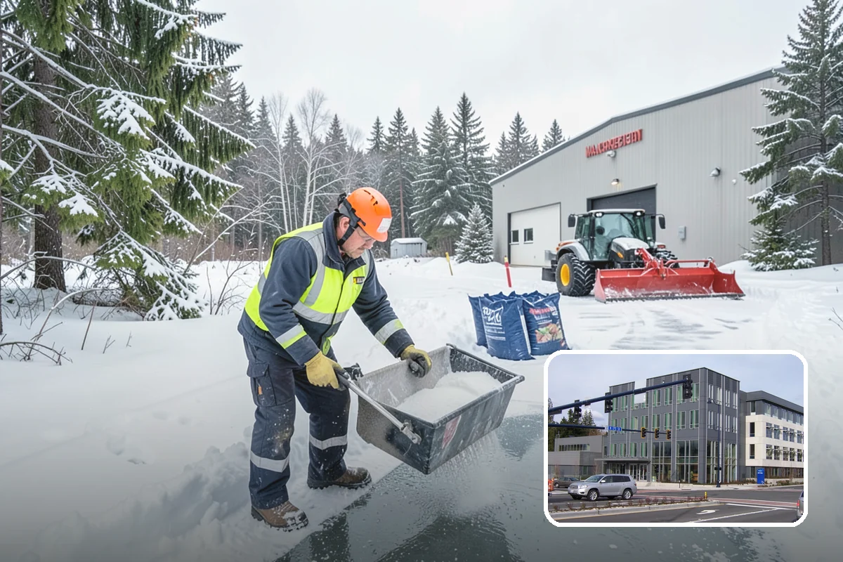 Loader Snow Relocation in Shoreline, King County, WA - Moves large snow volumes far faster than trucks