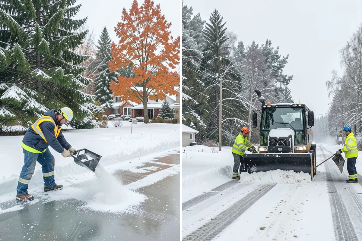 Loader Snow Relocation in South Prairie, Pierce County, WA - Assess site volume and relocation targets