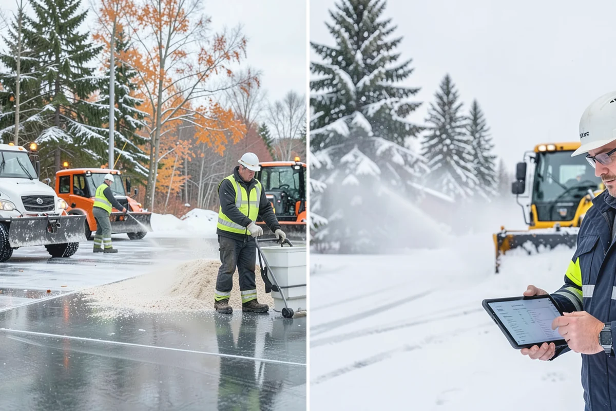 Loader Snow Relocation in Wilkeson, Pierce County, WA - Assess site volume and relocation targets