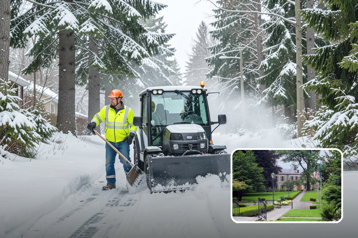 Loader Snow Relocation in Woodinville, King County, WA - Moves large snow volumes far faster than trucks