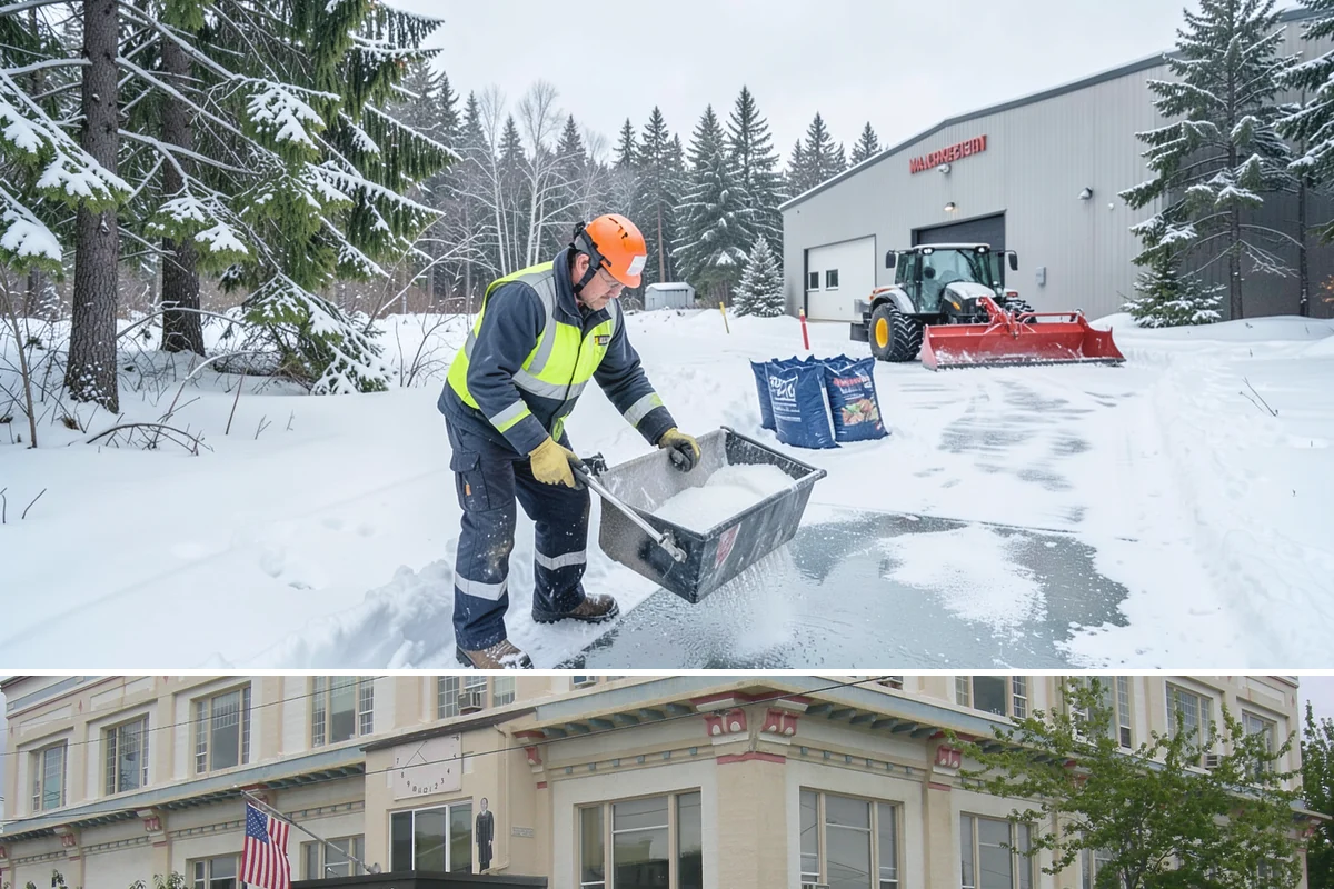 Loader Snow Removal in Anacortes, Skagit County, WA - Loader work peaks during heavy accumulation events in January and February.