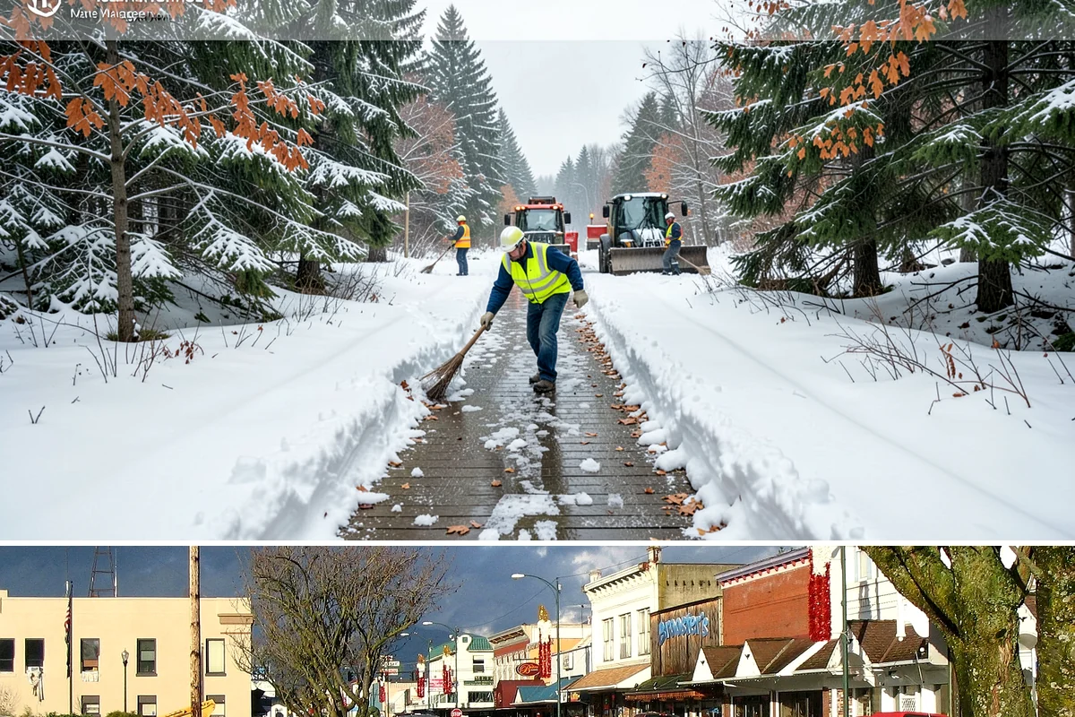 Loader Snow Removal in Arlington, Snohomish County, WA - Loader work peaks during heavy accumulation events in January and February.