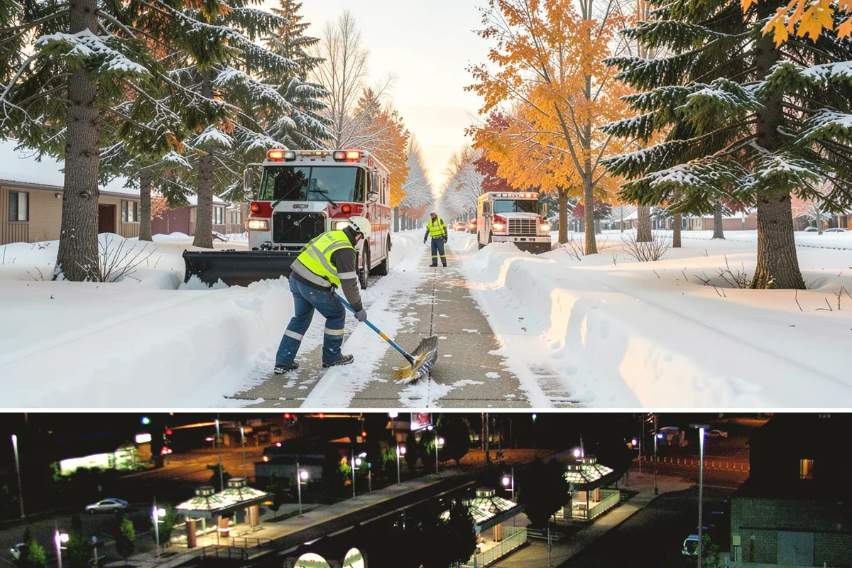 Loader Snow Removal in Auburn, King County, WA - Loader work peaks during heavy accumulation events in January and February.