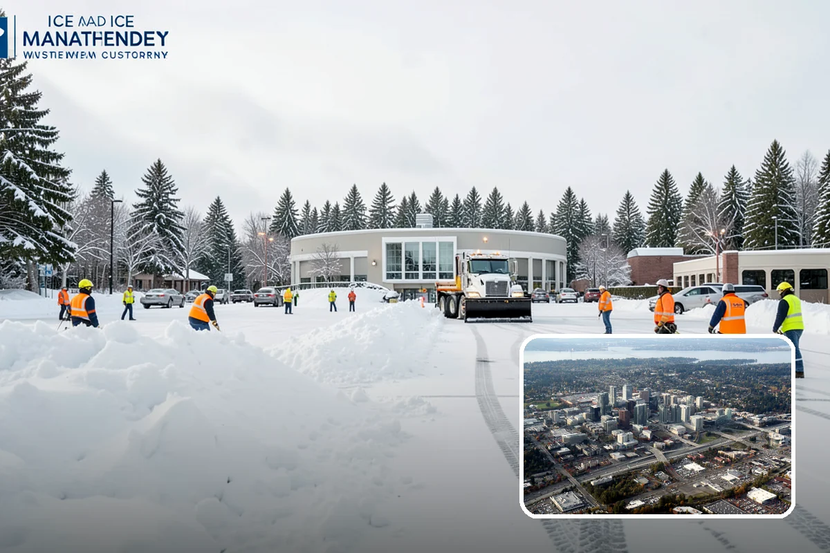 Loader Snow Removal in Bellevue, King County, WA - Capacity for the largest snow volumes