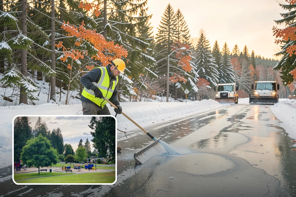 Loader Snow Removal in Bonney Lake, Pierce County, WA - Capacity for the largest snow volumes