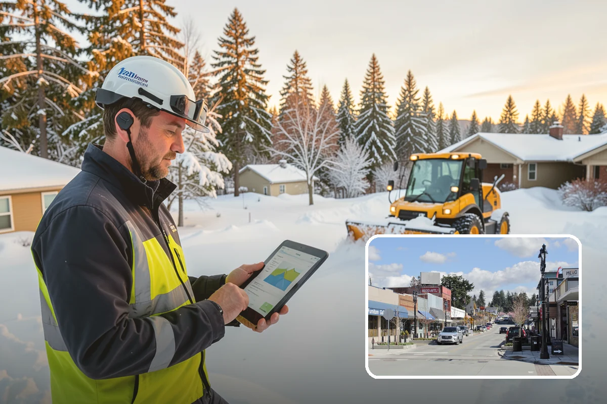 Loader Snow Removal in Bothell, King County, WA - Capacity for the largest snow volumes
