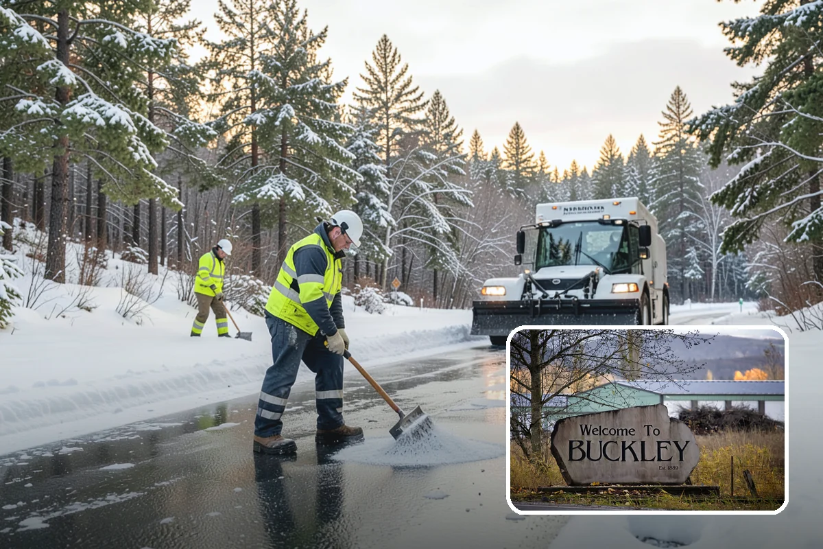 Loader Snow Removal in Buckley, Pierce County, WA - Capacity for the largest snow volumes