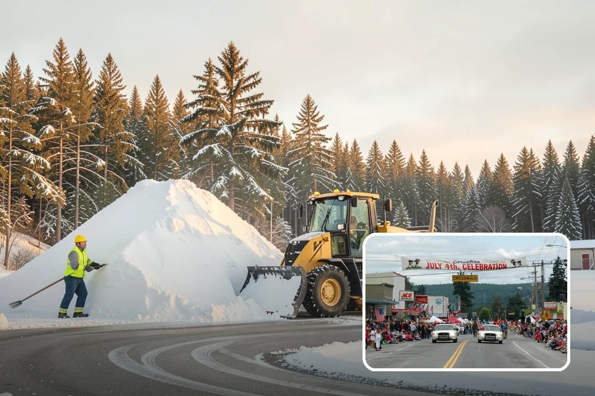 Loader Snow Removal in Carnation, King County, WA - Capacity for the largest snow volumes