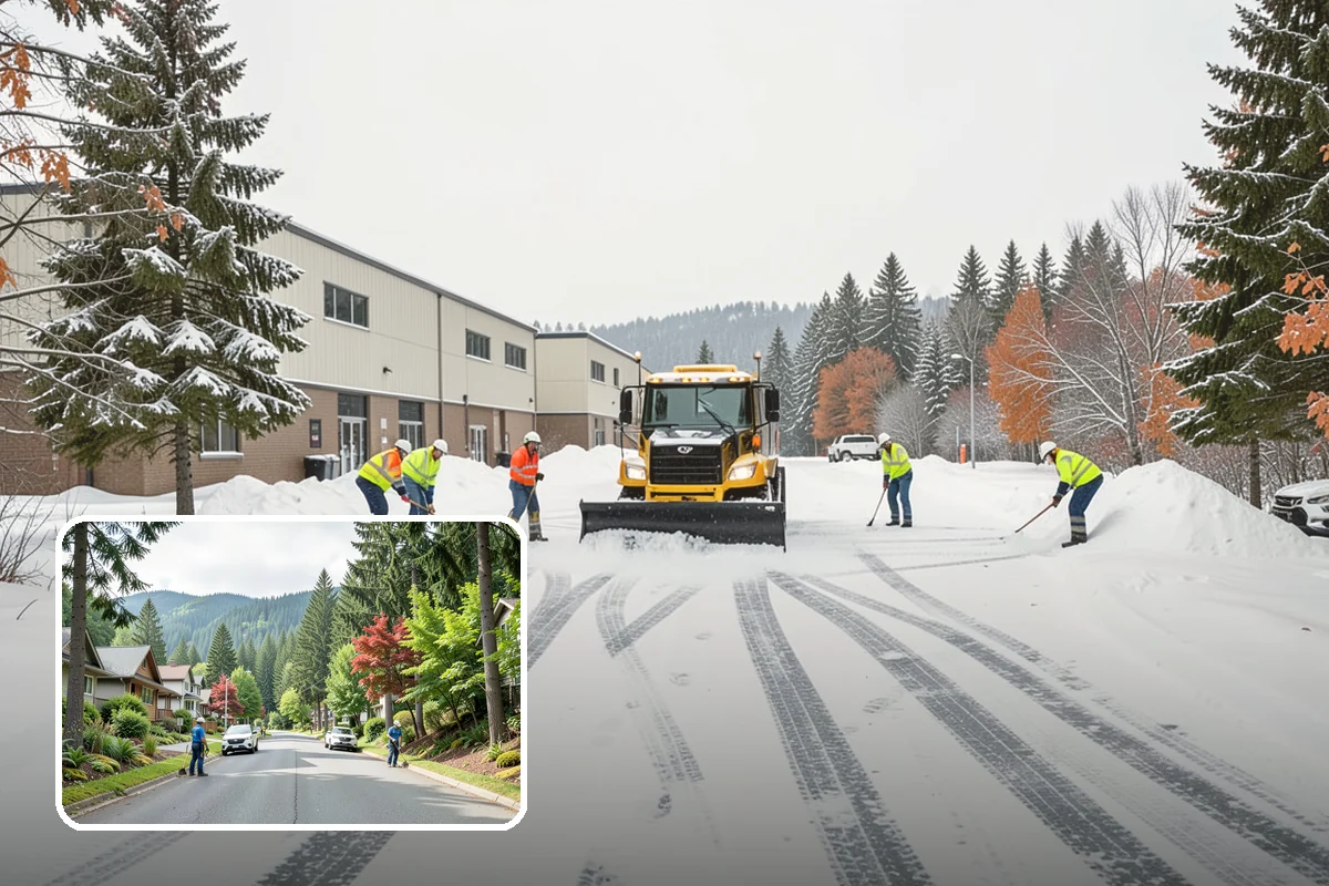 Loader Snow Removal in Darrington, Snohomish County, WA - Capacity for the largest snow volumes