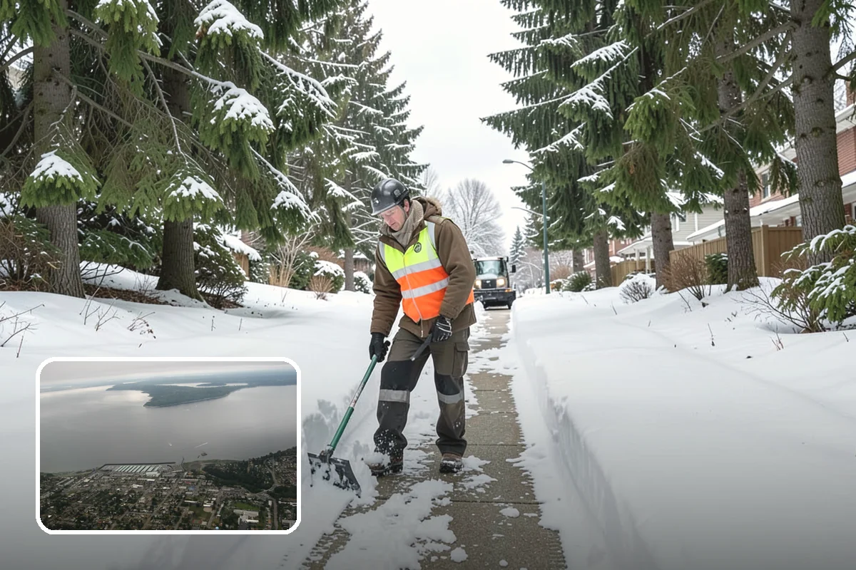 Loader Snow Removal in Des Moines, King County, WA - Capacity for the largest snow volumes