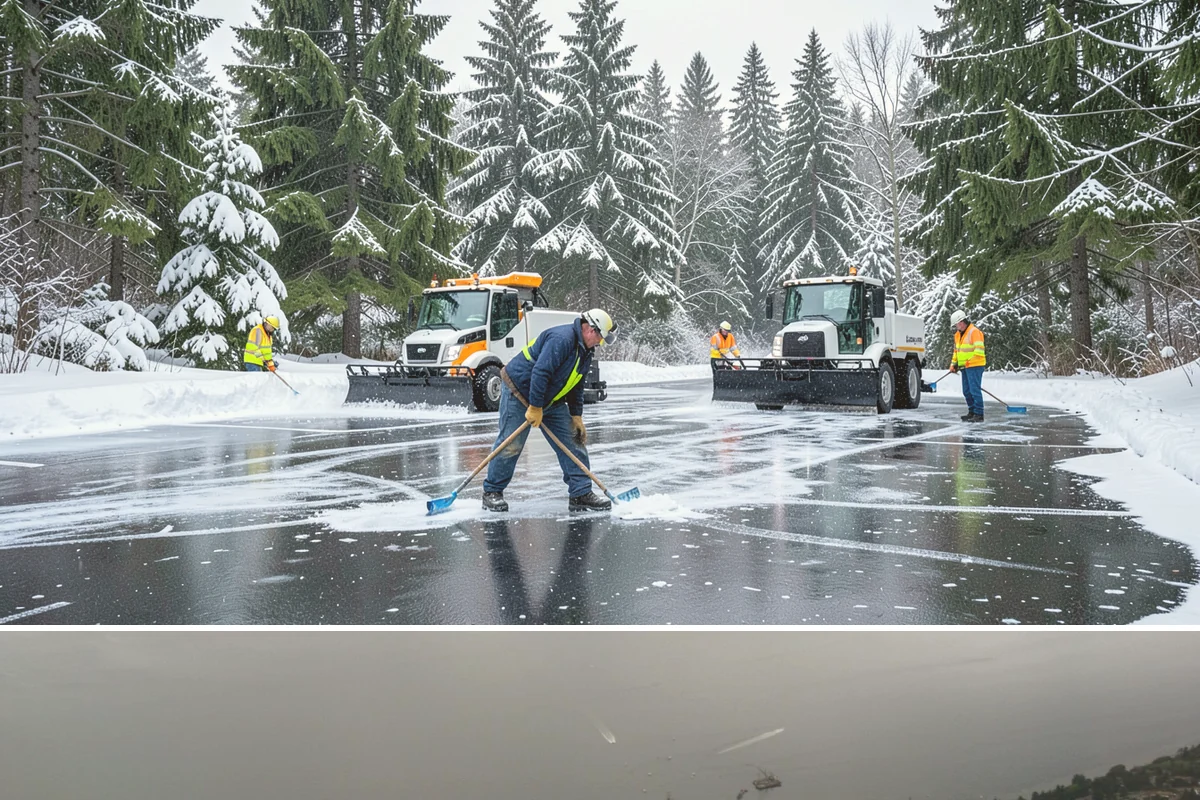 Loader Snow Removal in Des Moines, King County, WA - Loader work peaks during heavy accumulation events in January and February.