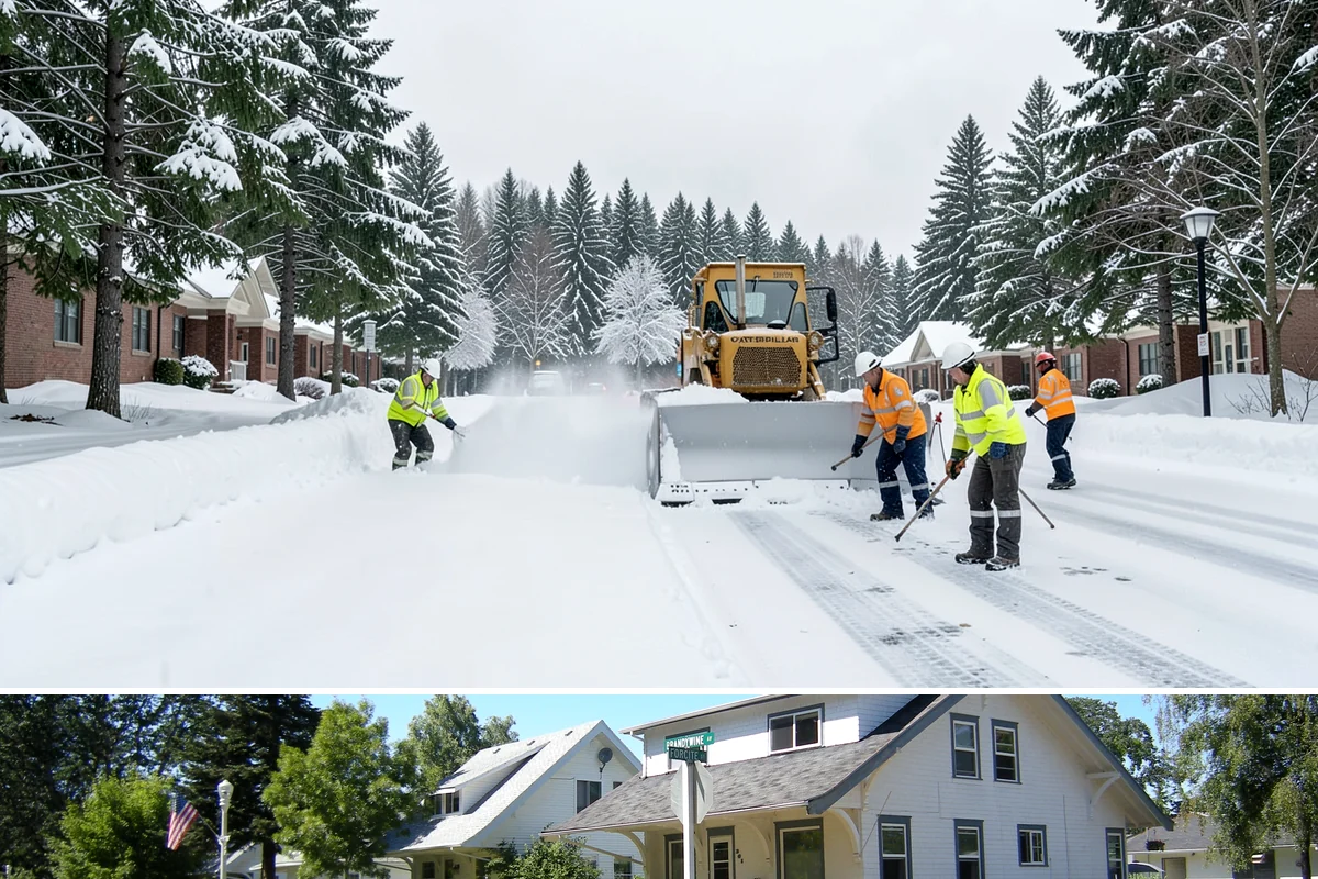 Loader Snow Removal in DuPont, Pierce County, WA - Loader work peaks during heavy accumulation events in January and February.