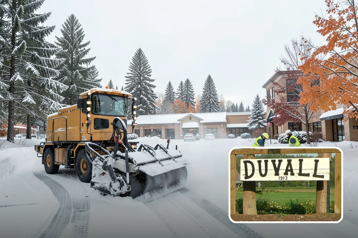 Loader Snow Removal in Duvall, King County, WA - Capacity for the largest snow volumes