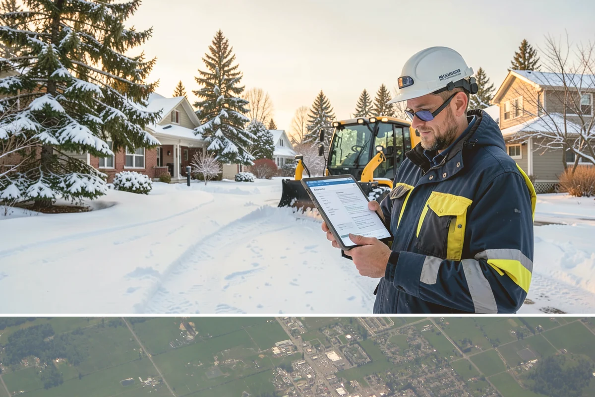 Loader Snow Removal in Enumclaw, King County, WA - Loader work peaks during heavy accumulation events in January and February.