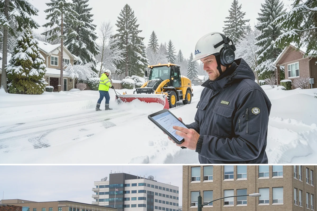 Loader Snow Removal in Everett, Snohomish County, WA - Loader work peaks during heavy accumulation events in January and February.