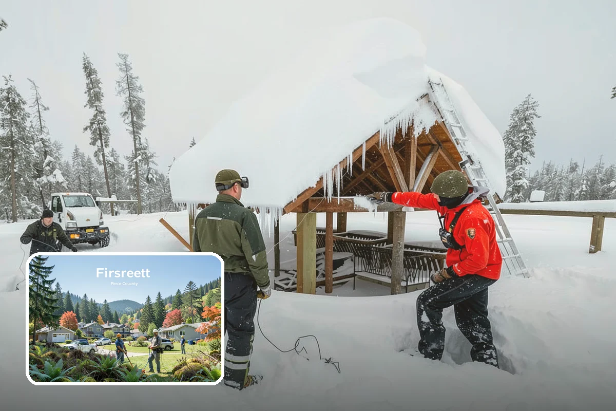 Loader Snow Removal in Fircrest, Pierce County, WA - Capacity for the largest snow volumes