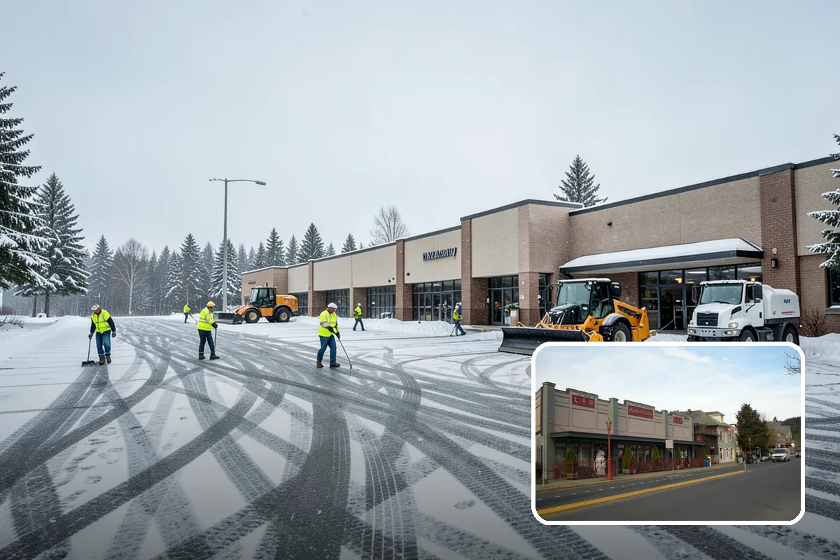Loader Snow Removal in Issaquah, King County, WA - Capacity for the largest snow volumes