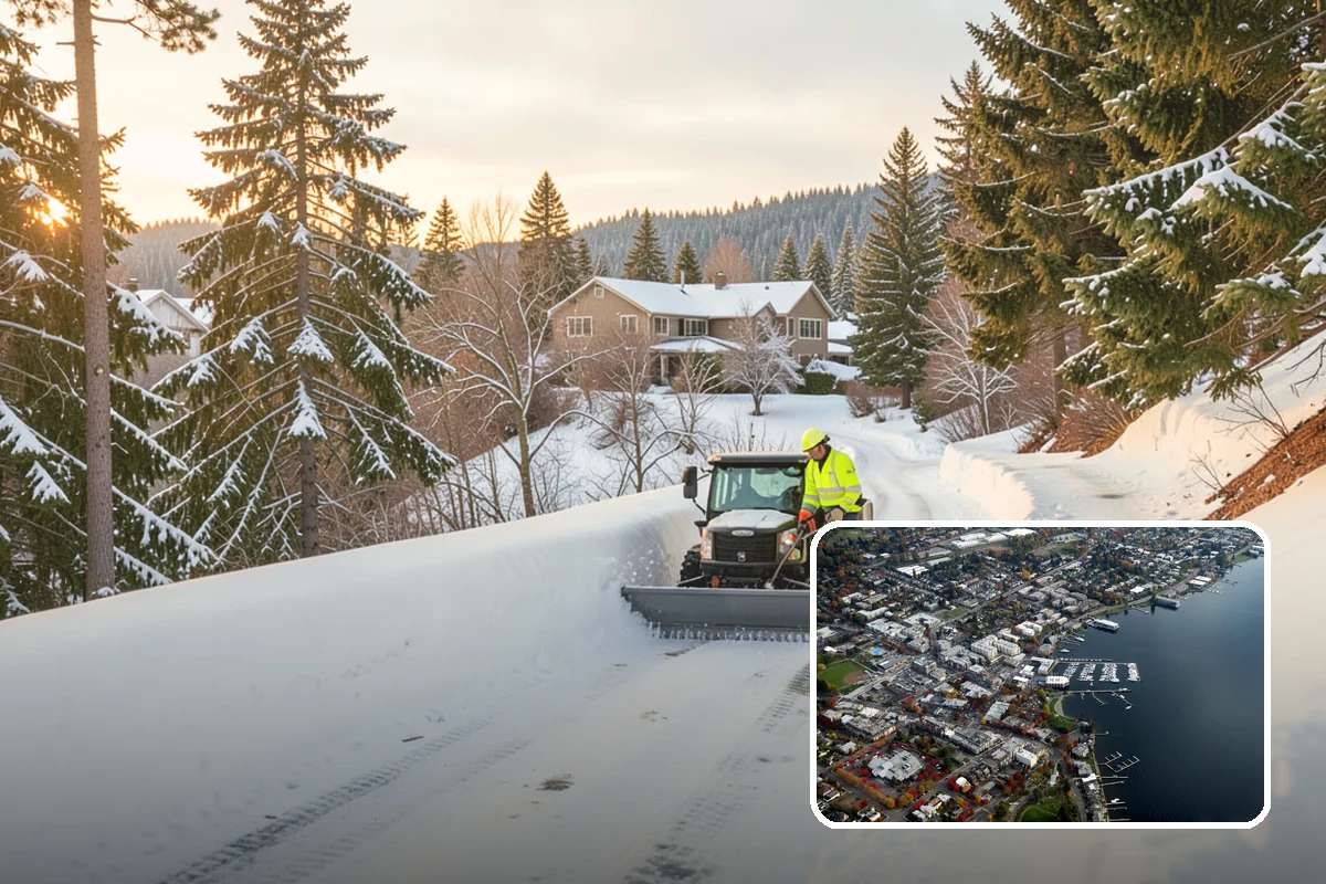 Loader Snow Removal in Kirkland, King County, WA - Capacity for the largest snow volumes