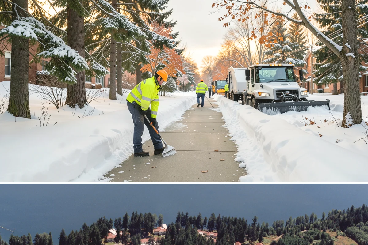Loader Snow Removal in Lakewood, Pierce County, WA - Loader work peaks during heavy accumulation events in January and February.