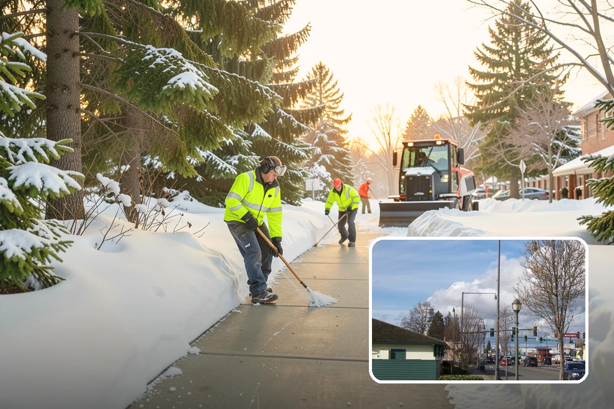 Loader Snow Removal in Marysville, Snohomish County, WA - Capacity for the largest snow volumes