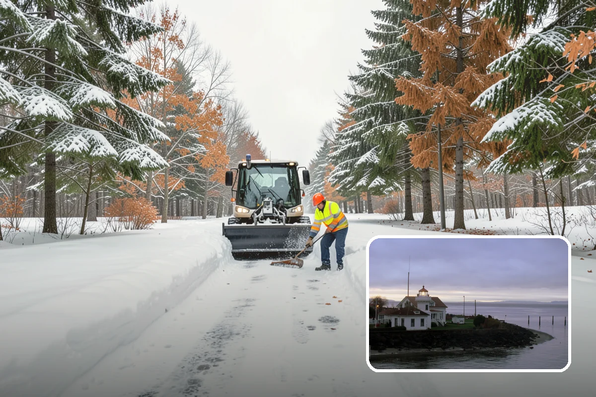 Loader Snow Removal in Mukilteo, Snohomish County, WA - Capacity for the largest snow volumes