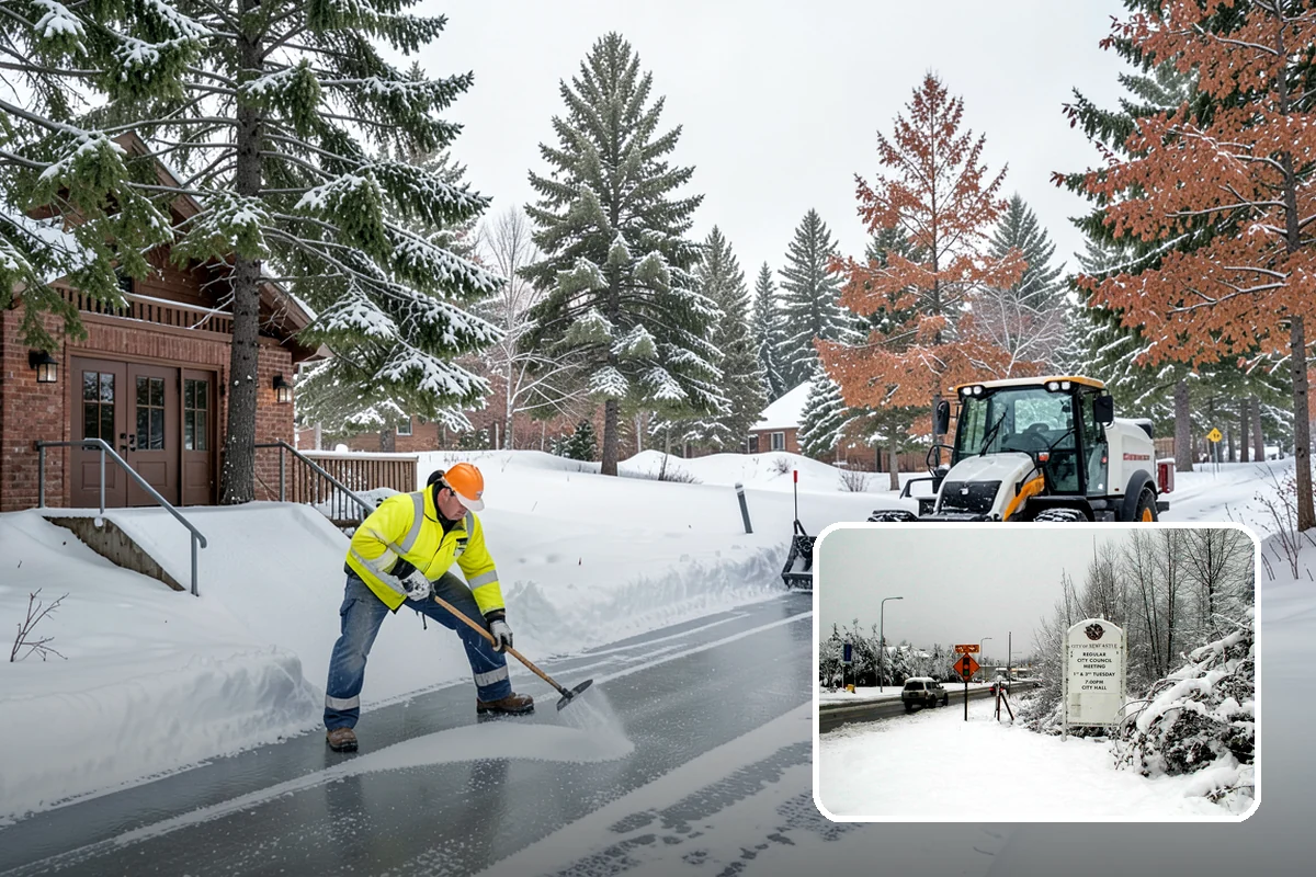 Loader Snow Removal in Newcastle, King County, WA - Capacity for the largest snow volumes
