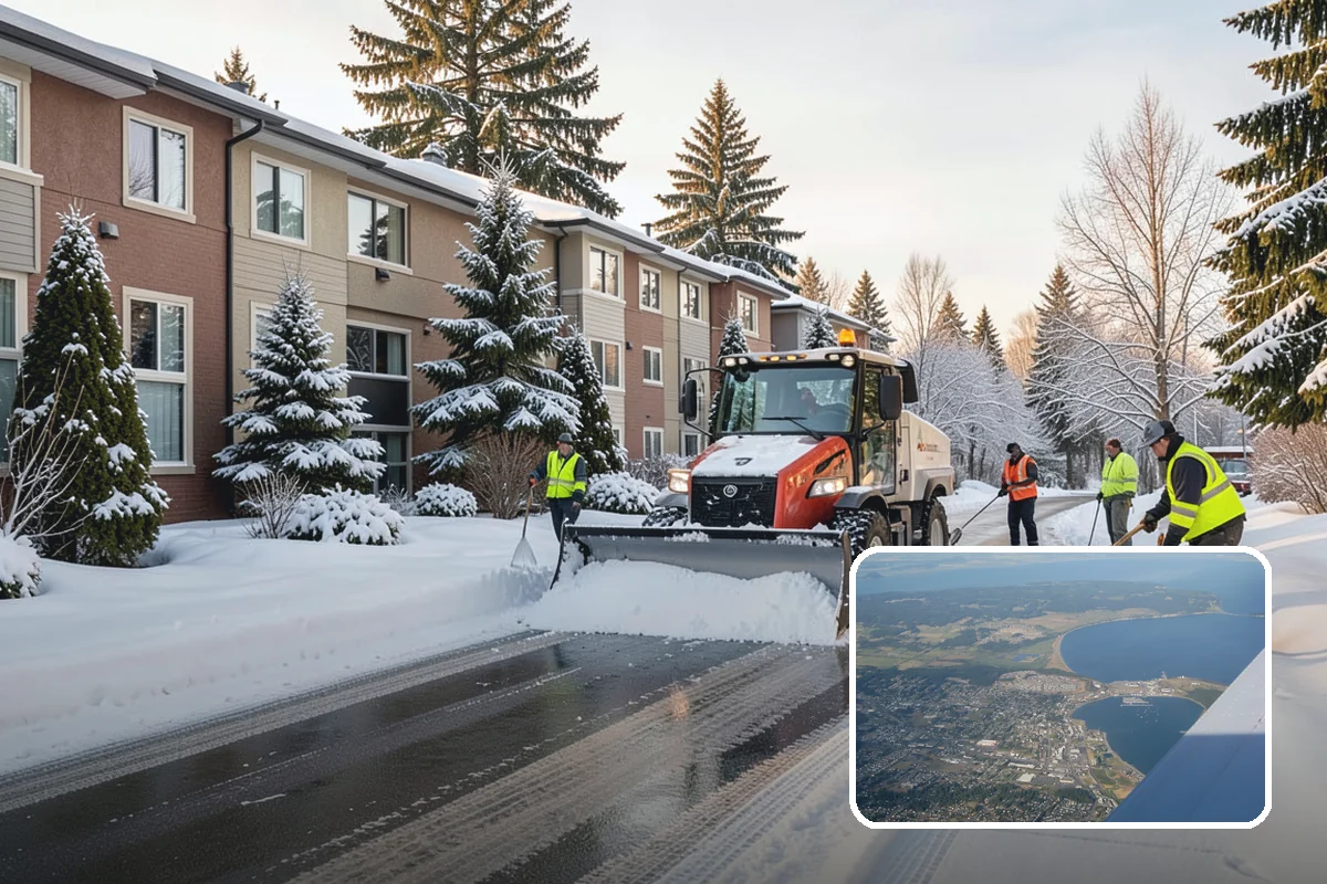 Loader Snow Removal in Oak Harbor, Island County, WA - Capacity for the largest snow volumes