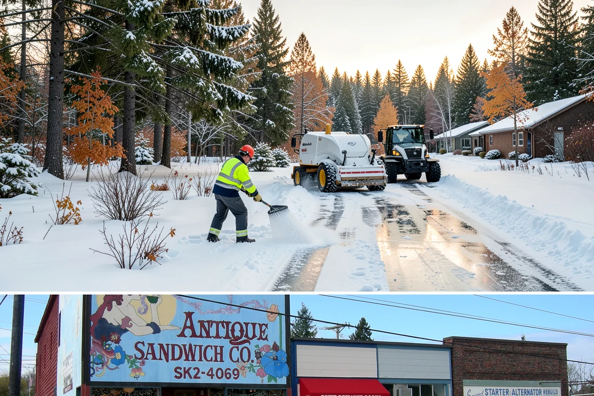 Loader Snow Removal in Ruston, Pierce County, WA - Loader work peaks during heavy accumulation events in January and February.