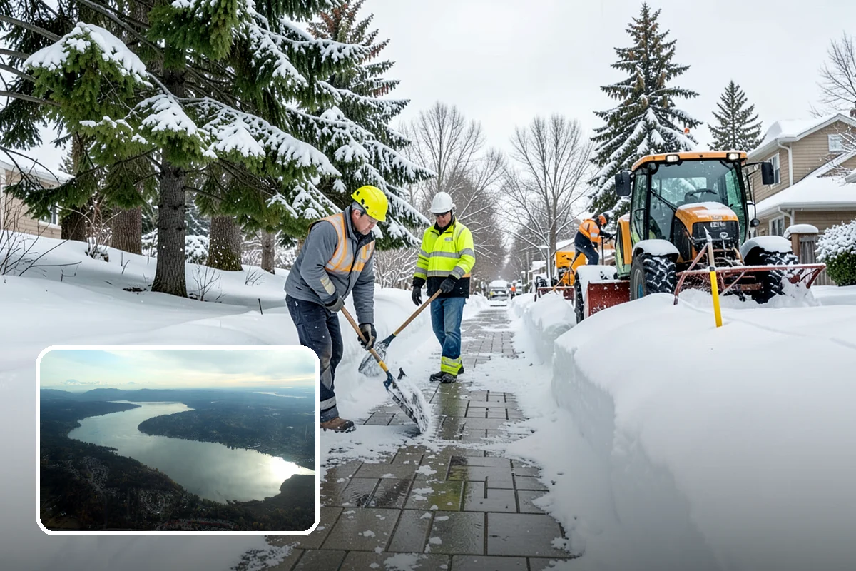 Loader Snow Removal in Sammamish, King County, WA - Capacity for the largest snow volumes