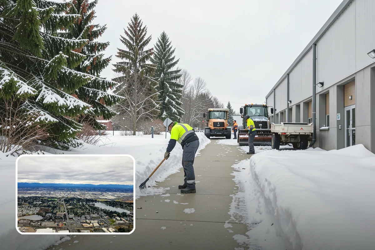 Loader Snow Removal in SeaTac, King County, WA - Capacity for the largest snow volumes