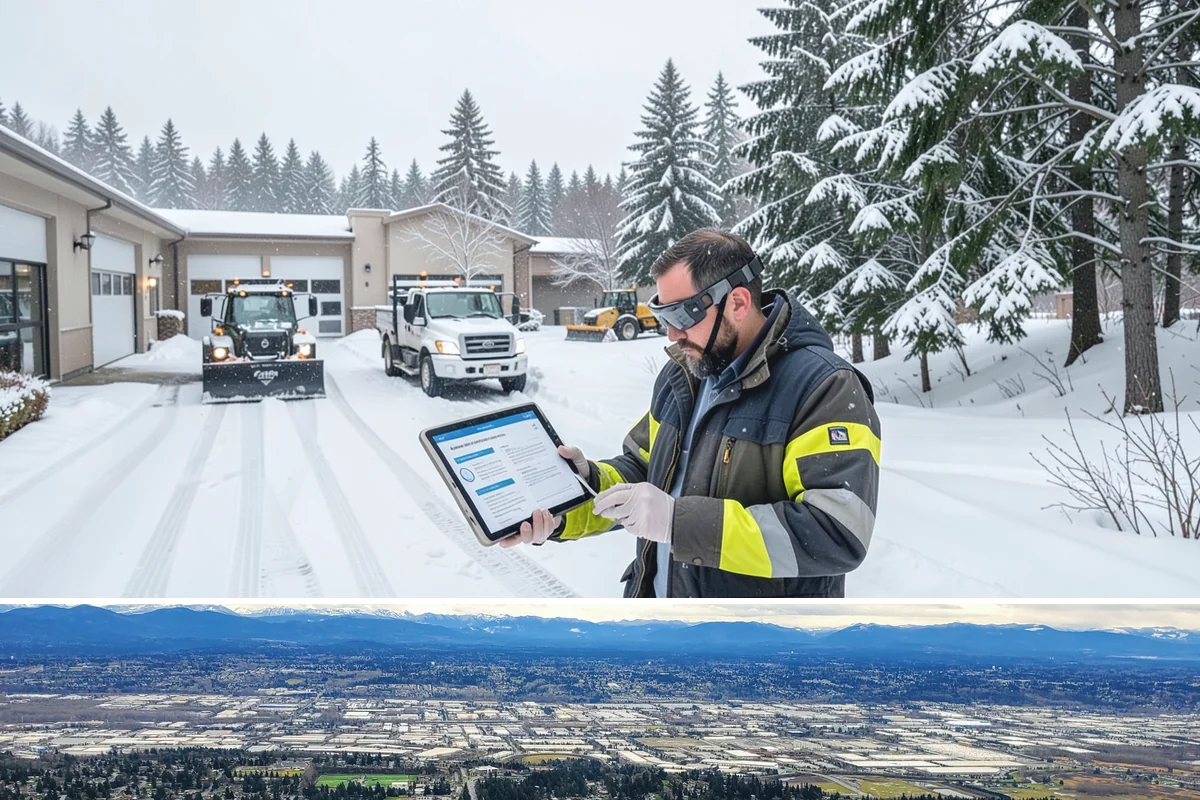 Loader Snow Removal in SeaTac, King County, WA - Loader work peaks during heavy accumulation events in January and February.