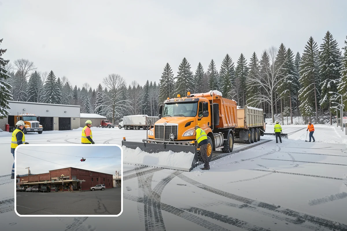Loader Snow Removal in Sedro-Woolley, Skagit County, WA - Capacity for the largest snow volumes