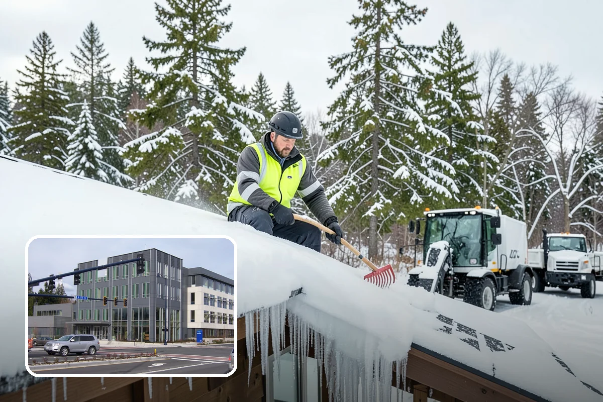 Loader Snow Removal in Shoreline, King County, WA - Capacity for the largest snow volumes